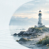 Lighthouse on the rocks